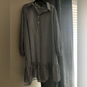 Striped Babydoll Dress